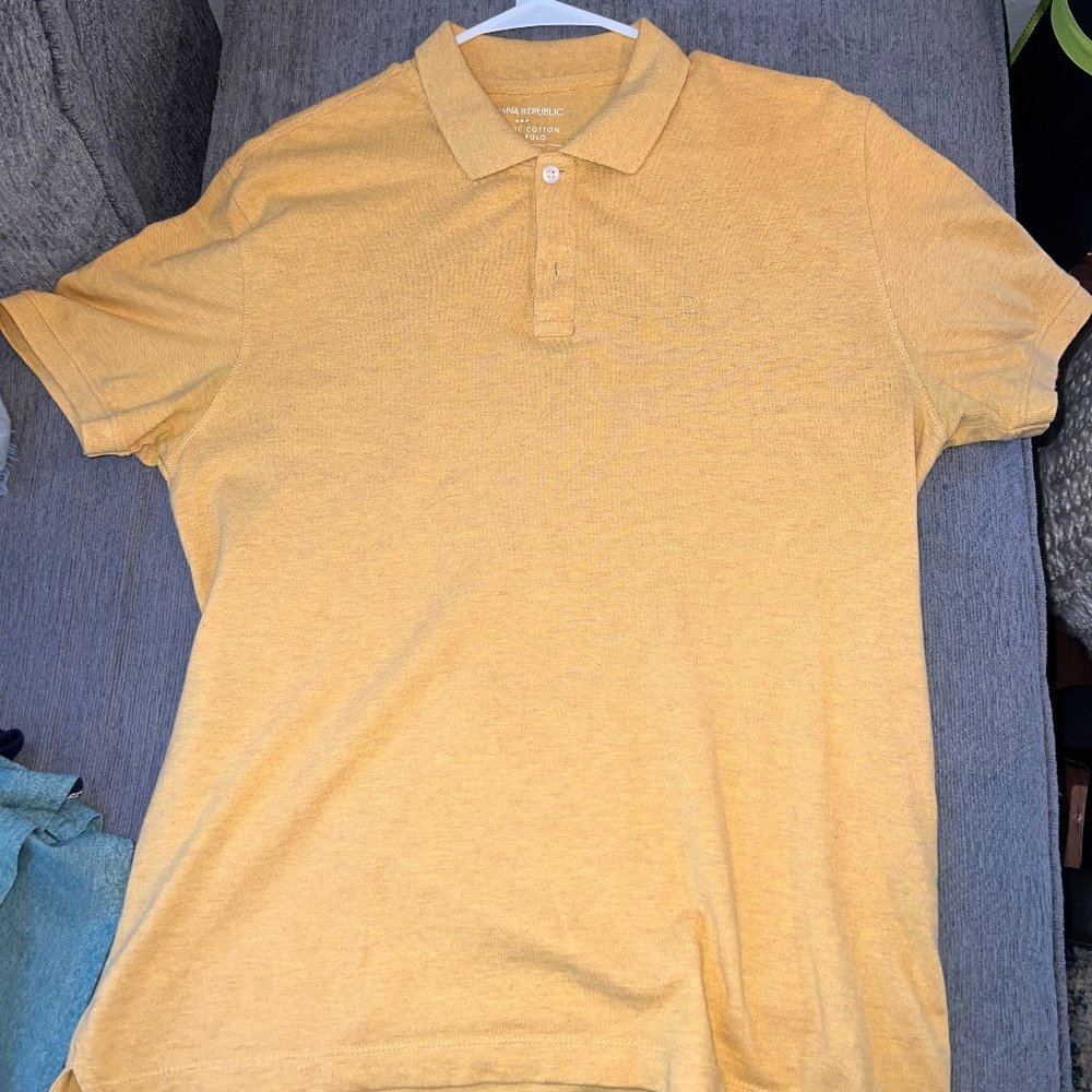 Mustard/Dark Yellow Polo Shirt (Medium)